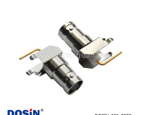 bnc 同軸彎式母頭50歐姆射頻連接器PCB 板端座