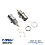 BNC端子直式鋅合金50歐姆母頭射頻同軸連接器