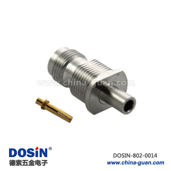 優(yōu)質(zhì)射頻同軸連接器tnc直式穿墻式焊接母頭 優(yōu)質(zhì)射頻同軸連接器tnc直式穿墻式焊接母頭