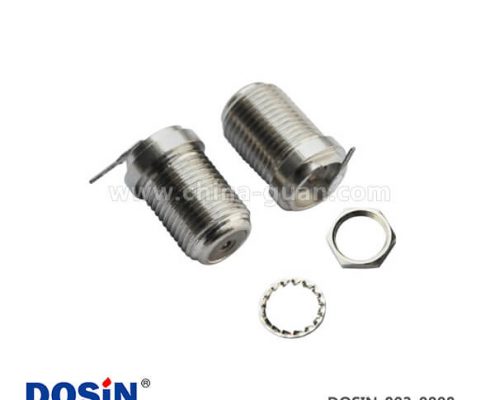 機(jī)頂盒接線頭RF射頻同軸F頭連接器穿墻接線