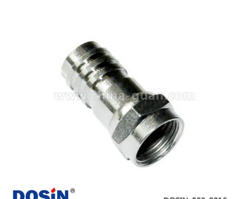 接線快插頭直式公頭F頭RF射頻同軸連接器