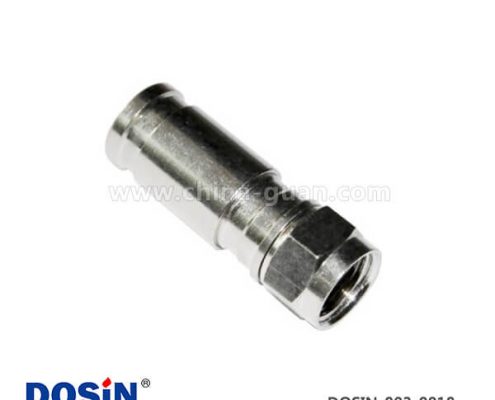 有線電視連接器高性能F頭射頻同軸直式公頭