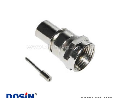 連接器公頭F頭 RF射頻同軸 直式穿墻