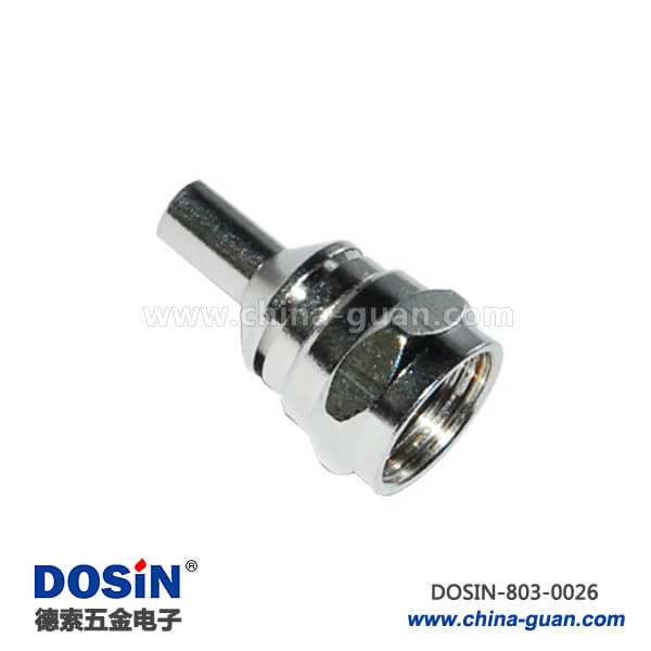 f系列連接器 直式公頭 RF射頻同軸