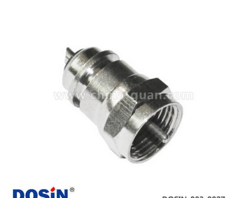 f型視頻連接器直式公頭 RF同軸接線