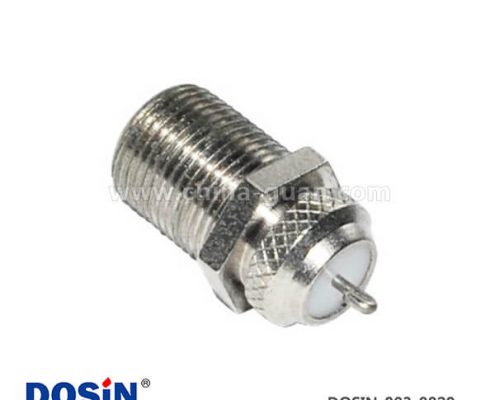 f型同軸連接器75歐防水穿墻直式公頭RF射頻