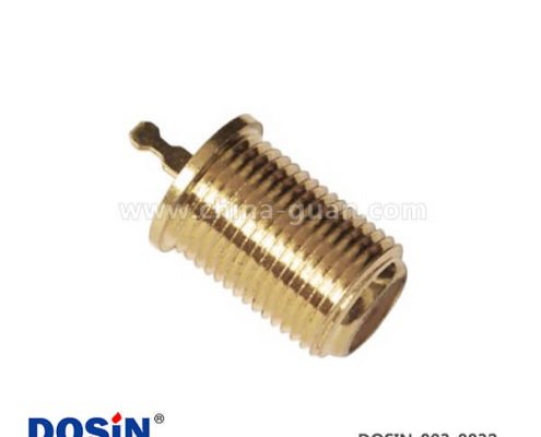 f頭直通連接器 鍍金母頭 RF射頻同軸