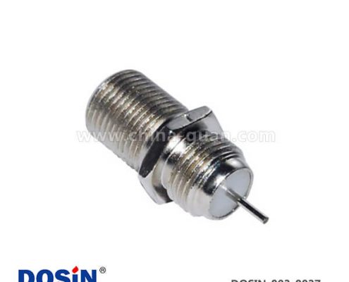 有線電視線連接器F頭直式穿墻母頭射頻同軸RF