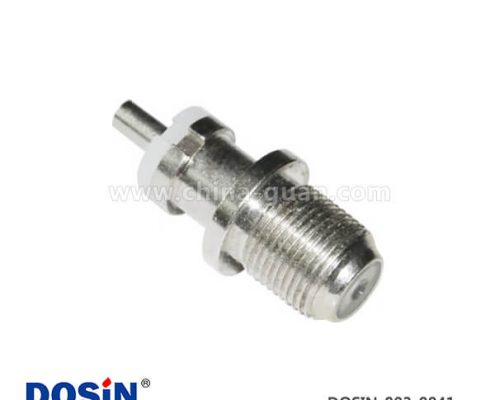 f頭射頻同軸連接器 直式母頭穿墻接線