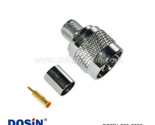 rg58電纜射頻同軸N型連接器直式公頭壓接式線纜
