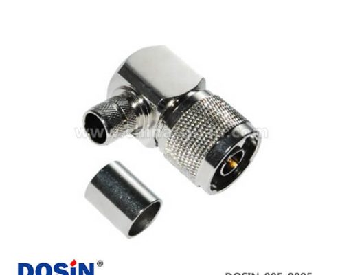 rg213同軸線n型連接器公頭彎式壓接式RG59_RG59_RG6_RG174