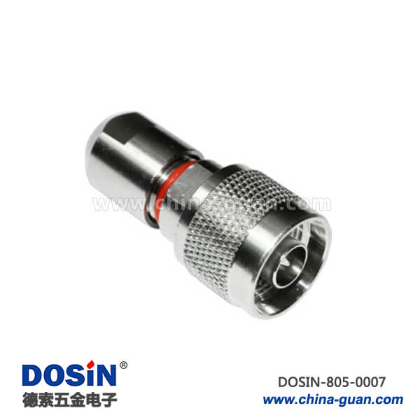 n型連接器male直式螺紋鎖緊式射頻同軸連接器