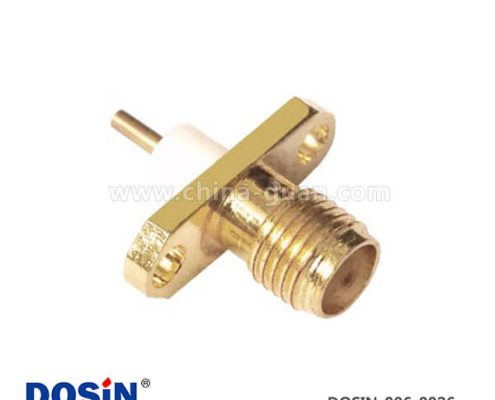 sma 連接器2孔法蘭直式母頭面板安裝