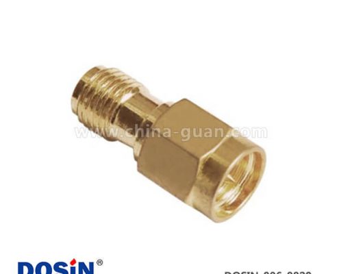 同軸連接器東莞直式鍍金sma公頭轉(zhuǎn)sma母頭