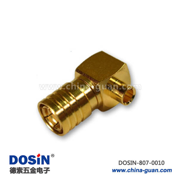 smb連接器彎式焊接鍍金公頭射頻同軸線纜 smb連接器彎式焊接鍍金公頭射頻同軸線纜