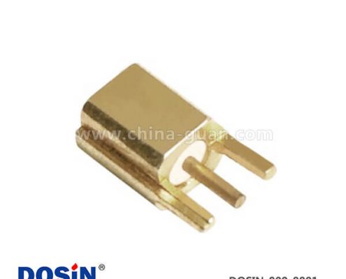 優(yōu)質(zhì)射頻同軸連接器直式母頭2角PCB板插座板端MMCX接頭