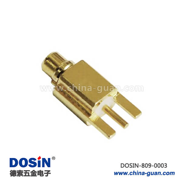 板端連接器直式2腳PCB板端插座mmcx射頻同軸連接器 板端連接器直式2腳PCB板端插座mmcx射頻同軸連接器