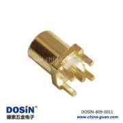 電路板連接器mcx射頻同軸 直式鍍金PCB板端 電路板連接器mcx射頻同軸 直式鍍金PCB板端