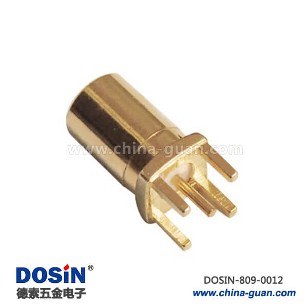mmcx接口直式鍍金 RF射頻同軸連接器 PCB板