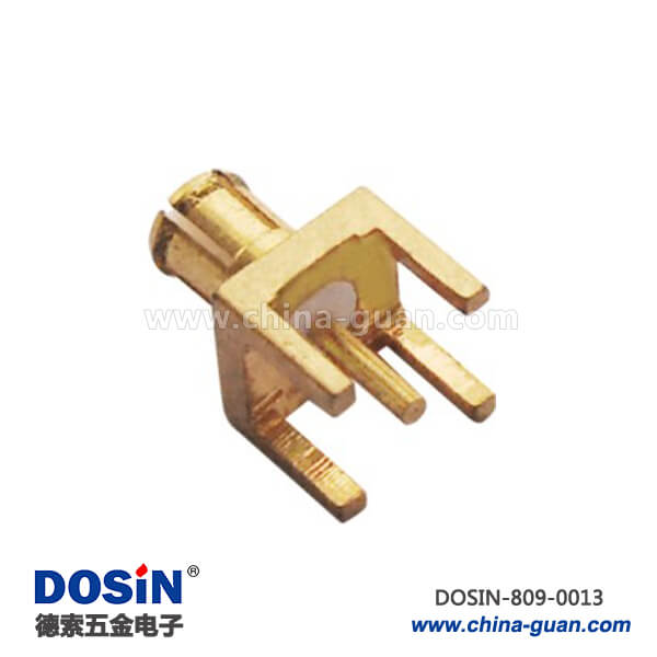 射頻同軸連接器mcx直式公頭5引腳pcb板端插座