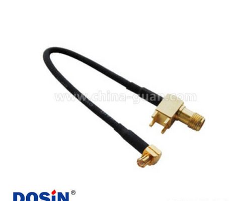 sma頭rg58/179射頻同軸線材接mcx彎頭