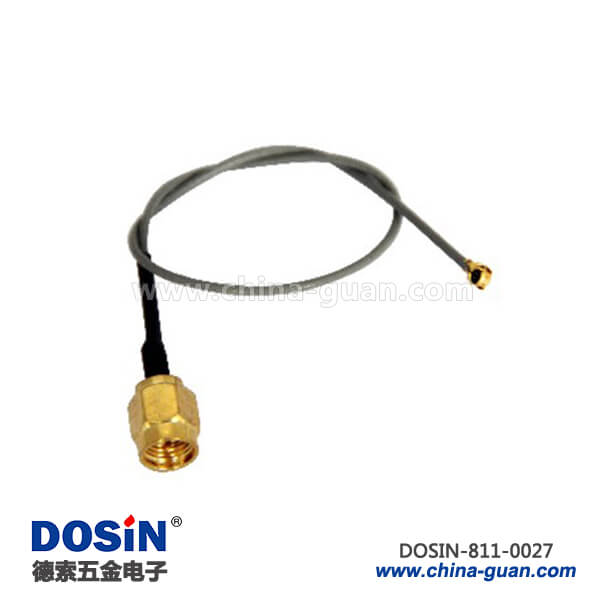 sma公頭配件射頻同軸跳線接ipex