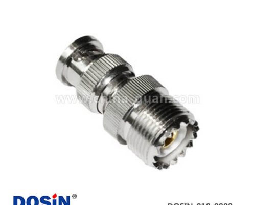 bnc轉(zhuǎn)接頭公頭轉(zhuǎn)UHF直式同軸連接器母頭