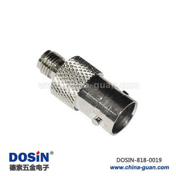 視頻接頭BNC母頭轉(zhuǎn)SMA母頭直式連接器