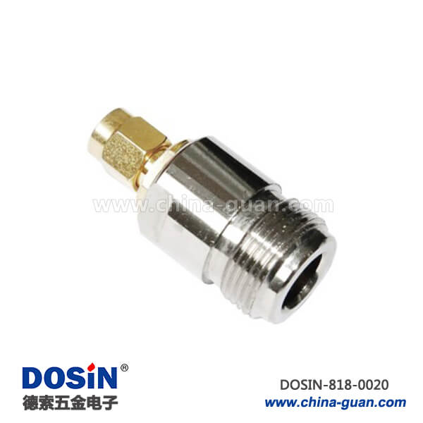 n母頭轉(zhuǎn)SMA公頭轉(zhuǎn)接頭直式連接器