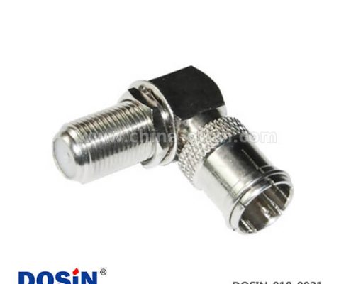 射頻f轉(zhuǎn)接頭母頭轉(zhuǎn)PAL母頭彎式連接器