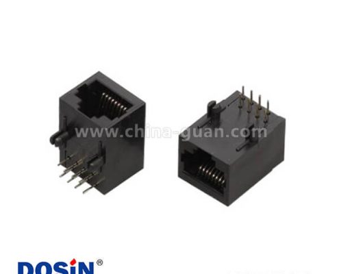 塑料母頭彎式RJ45連接器8P8C