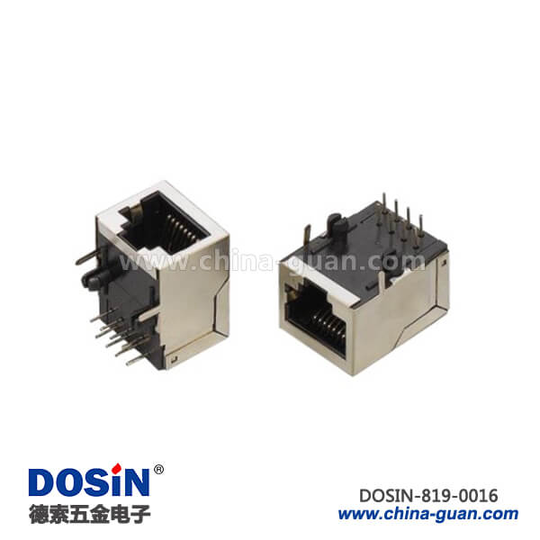 RJ45連接器8P8C 母座以太網(wǎng)接口