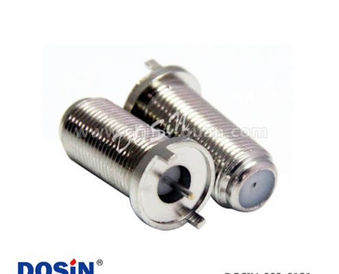 f頭公制英制母頭直式穿墻式面板安裝連接器