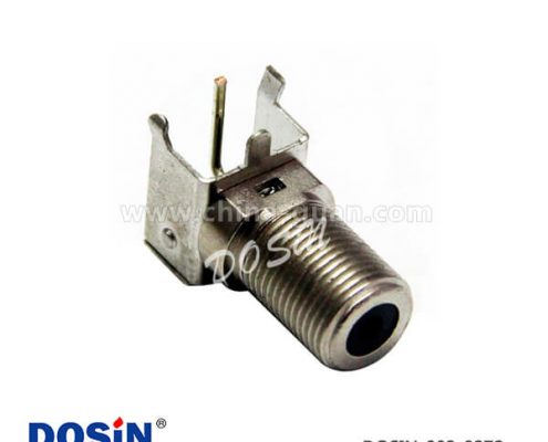 英制f母頭彎插PCB板端射頻同軸連接器