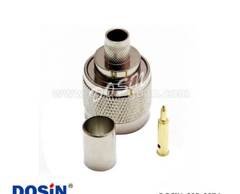 n型公頭射頻連接器直式壓接同軸線纜