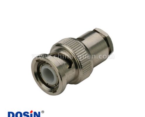 bnc 螺紋連接直式鋅合金 公頭射頻同軸電纜連接器