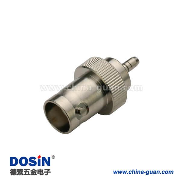 DOSIN-801-1009 BNC直式母頭50歐壓接同軸線纜射頻連接器