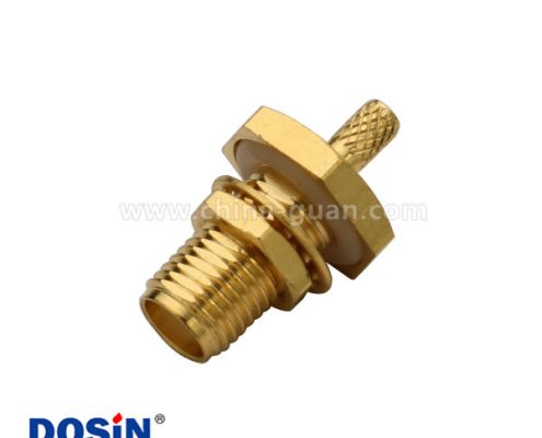 sma穿墻防水母頭直式射頻同軸線纜RG440，223