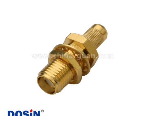 sma反極性插座直式穿墻同軸線纜RG400