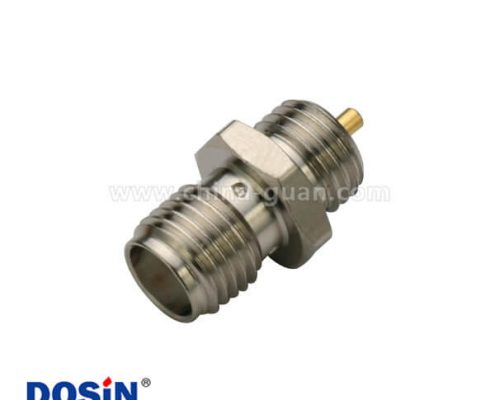 sma射頻同軸穿墻直式母連接器有線電視線連接頭