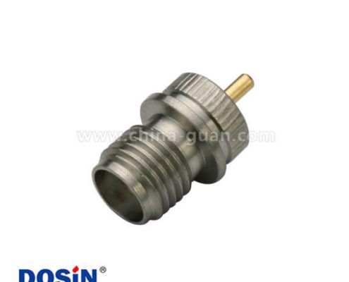 SMA不銹鋼直式50ohm接頭母頭面板安裝式