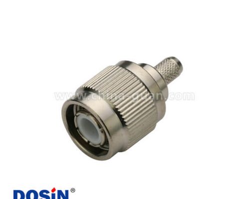 tnc連接頭直式壓接公頭同軸線纜接線RG316