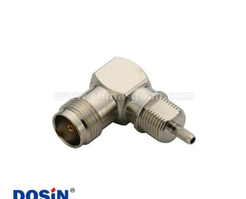 tnc接口母頭彎式壓接同軸線纜rg316