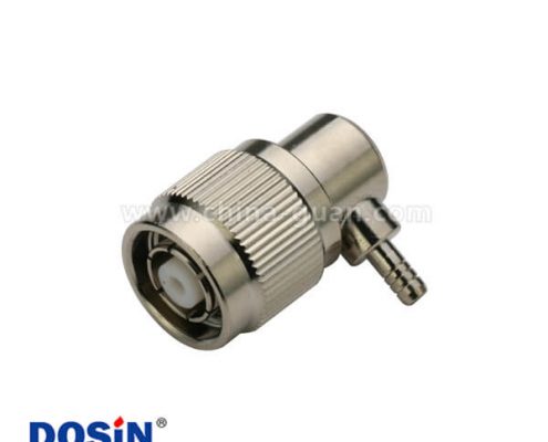 tnc接頭公頭壓接彎式射頻同軸rf接線rg316