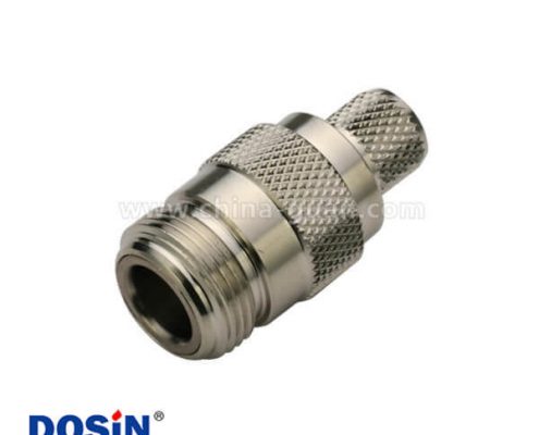 N型同軸母接頭壓接式同軸線纜RG214