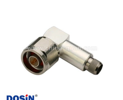 n頭彎式壓接同軸線纜LMR400有線電視連接線插頭