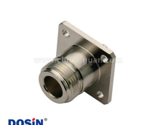 n頭直式4孔法蘭盤面板安裝母頭有線電視同軸線UT085