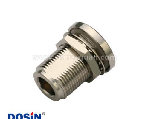 n頭面板安裝有線電視電纜UT141直式穿墻式母頭