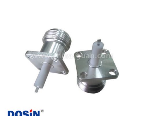 n頭母頭有線電視連接頭4孔法蘭盤方板連接器