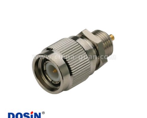 tnc直式穿墻公頭面板安裝射頻同軸連接器